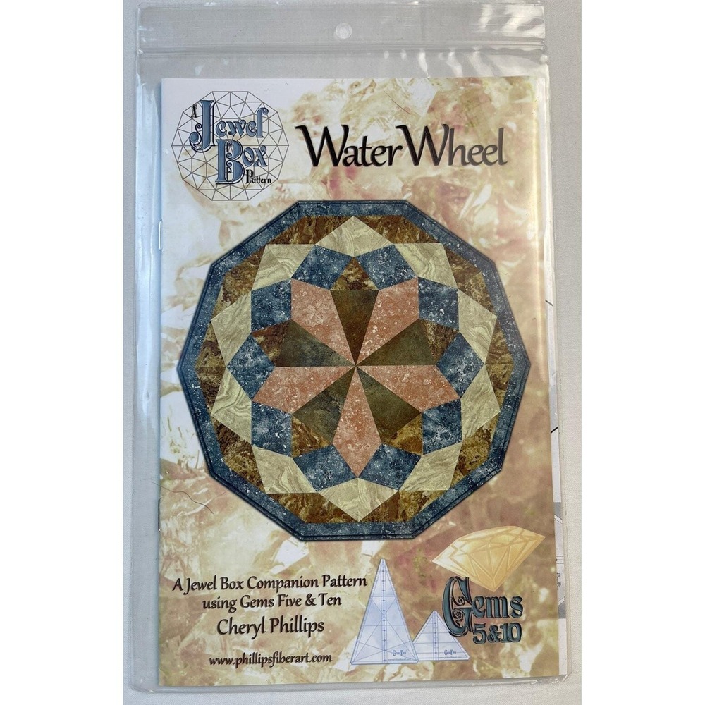 Jewel Box Water Wheel Quilting Pattern By Cheryl Phillips 2010‎